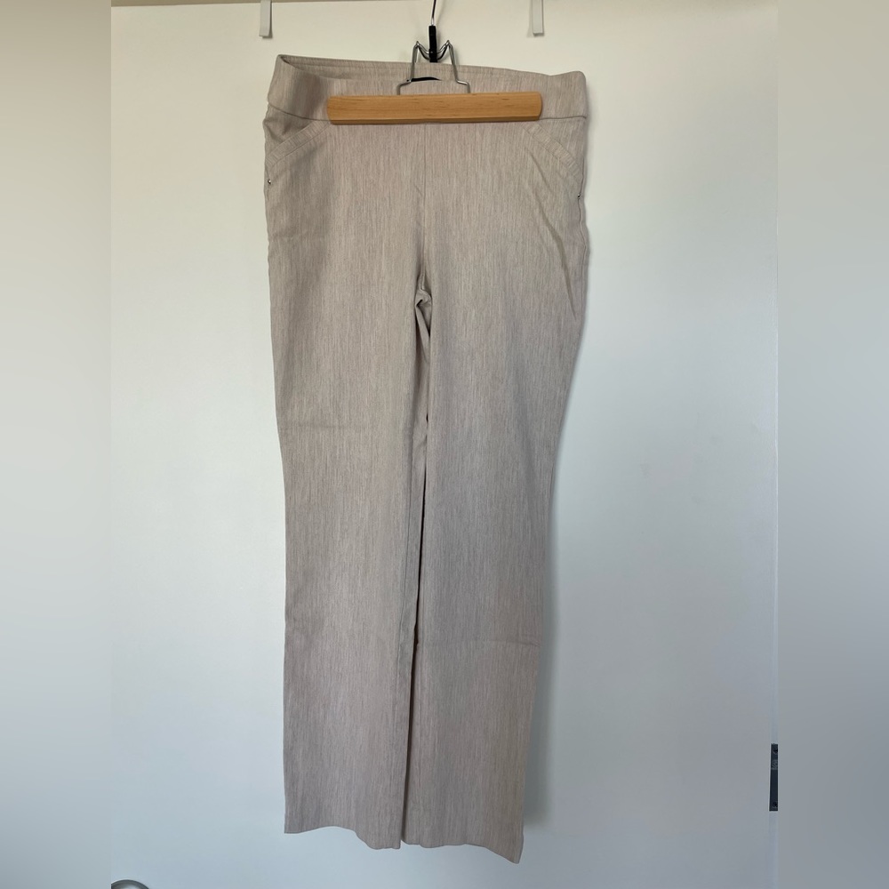 Liz Claiborne Classic Fit Ankle Pant Tan